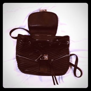 Michael Kors leather quilted backpack